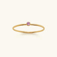 Anillo apilable con piedra preciosa – imagen 11