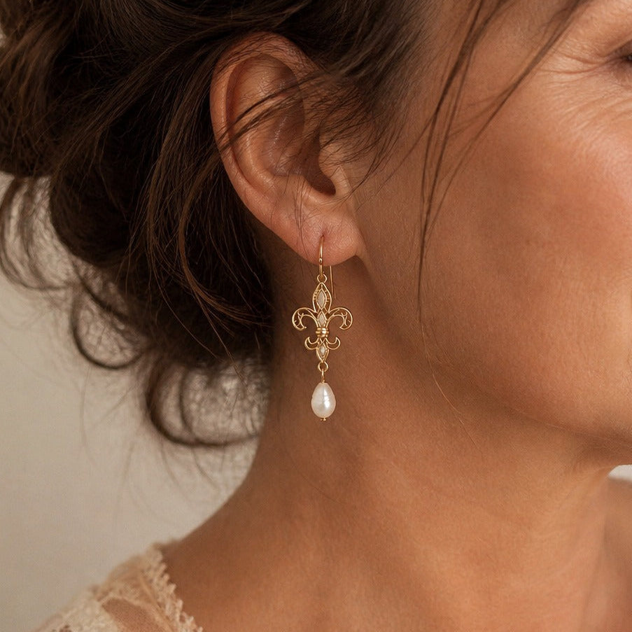 Pendientes colgantes Pearl Treasure