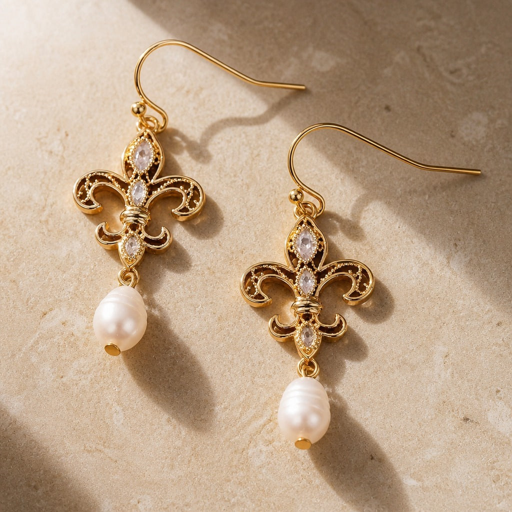 Pendientes colgantes Pearl Treasure – imagen 2