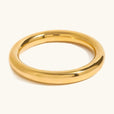 Brazalete vintage liso dorado – imagen 2