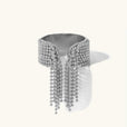 Anillo radiante con borla dorada – imagen 2