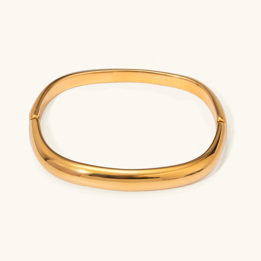 Pulsera moderna dorada