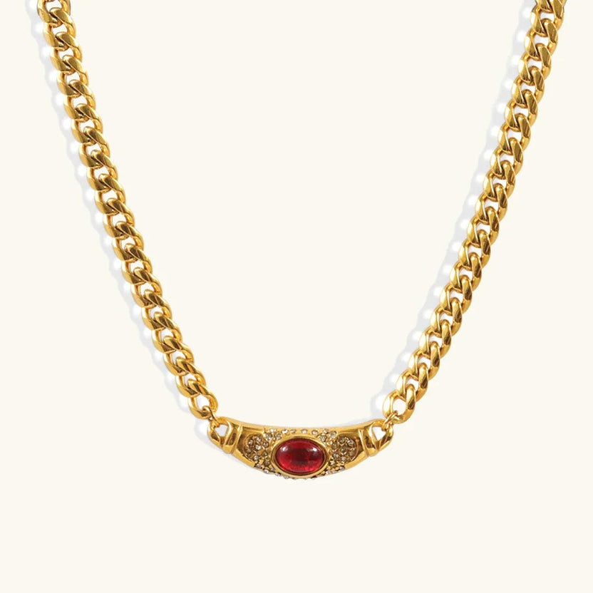Collar vintage dorado clásico