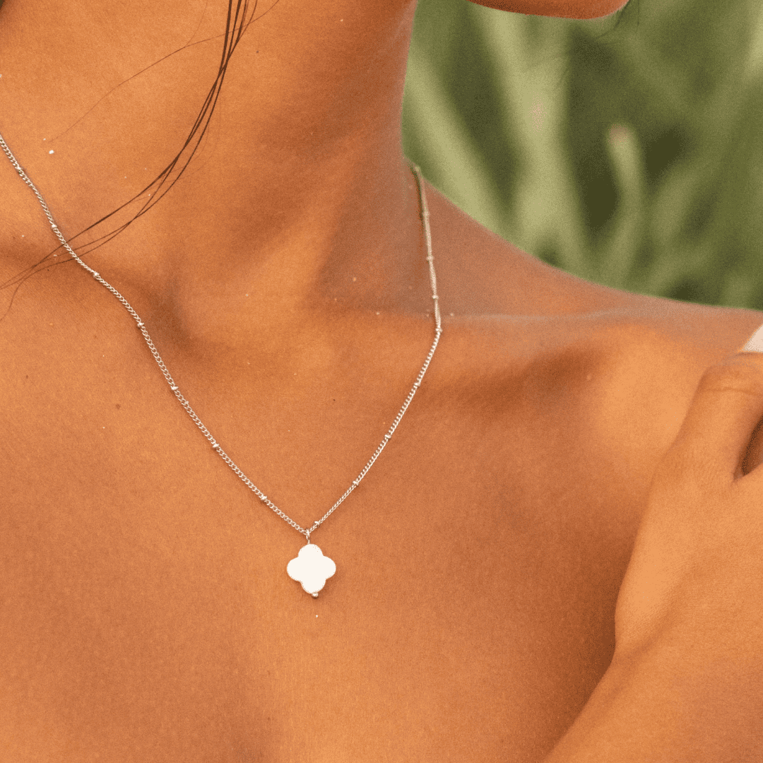 Collar de verano con colgante de azulejo – imagen 4