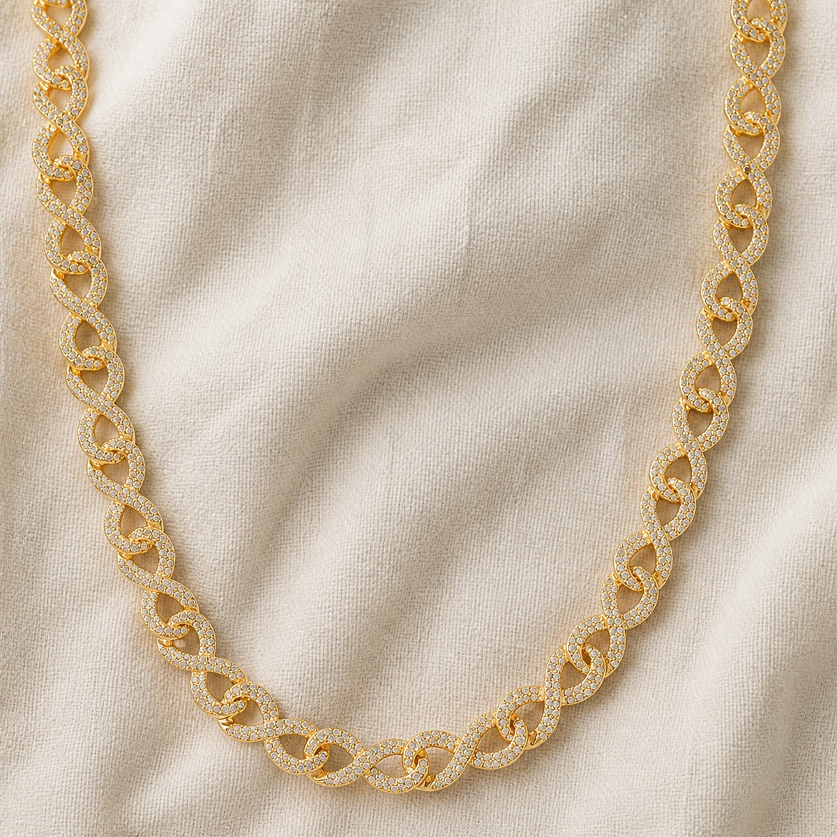 Collar de eslabones dorado Prestige