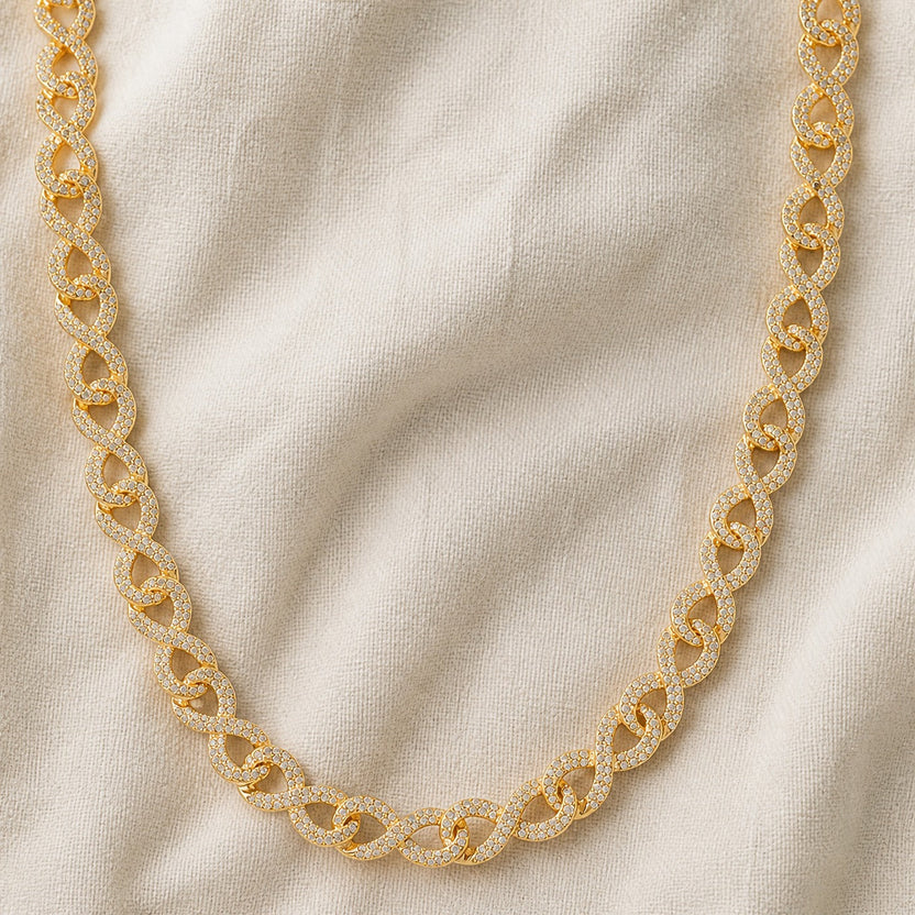 Collar de eslabones dorado Prestige