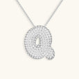 Collar con inicial Bubble de cristales – imagen 48