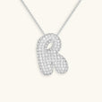 Collar con inicial Bubble de cristales – imagen 49