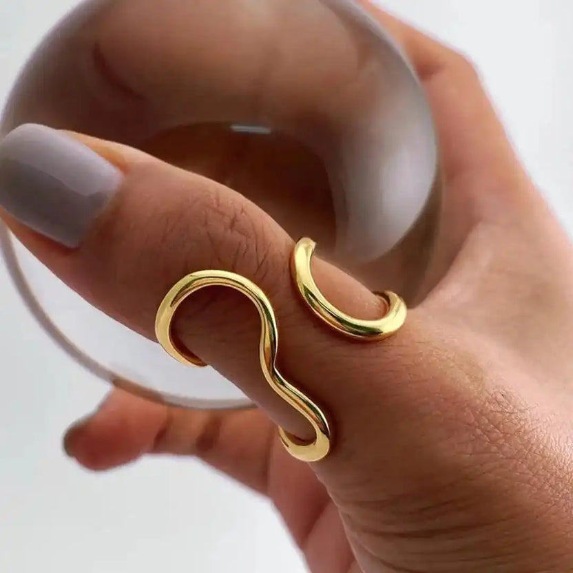 Anillo ajustable dorado Enchant