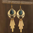 Pendientes largos bohemios retro – imagen 2