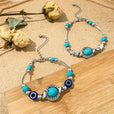 Pulsera de plata antigua con turquesa Aqua – imagen 4