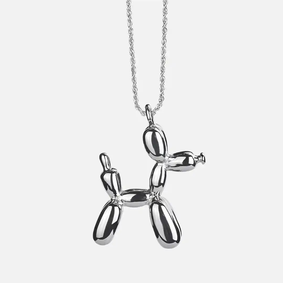 Collar con colgante de perro globo – imagen 2