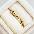 Anillo opulento de estilo coreano