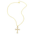 Collar exquisito de cruz con circonita – imagen 3