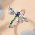 Anillo libélula chic refinado