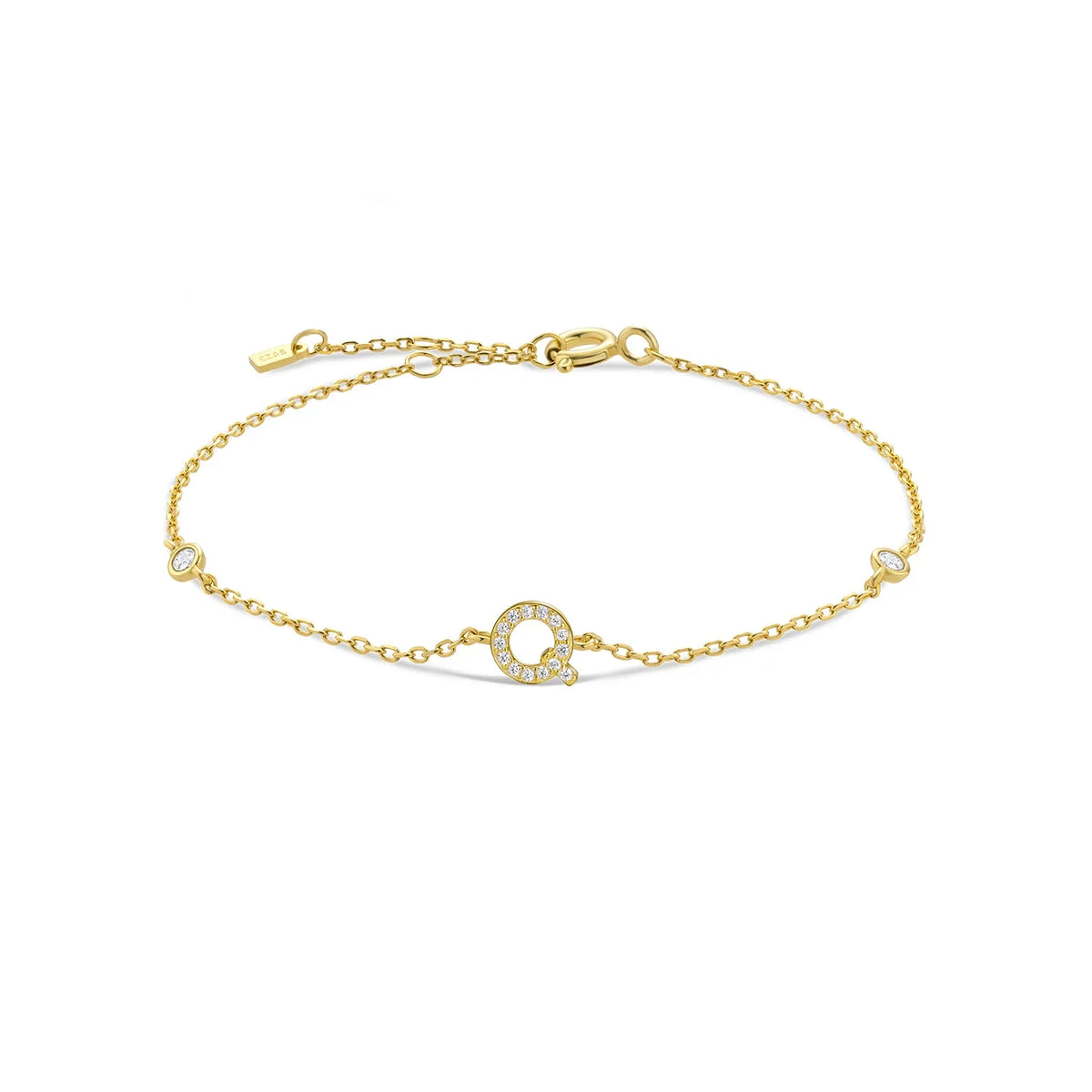 Pulsera inicial con aire de herencia – imagen 22