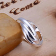 Anillos finos apilables de plata – imagen 2