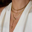 Collar de serpiente dorado vintage – imagen 4