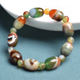 Pulsera de cuentas de jade en forma de barril – imagen 6