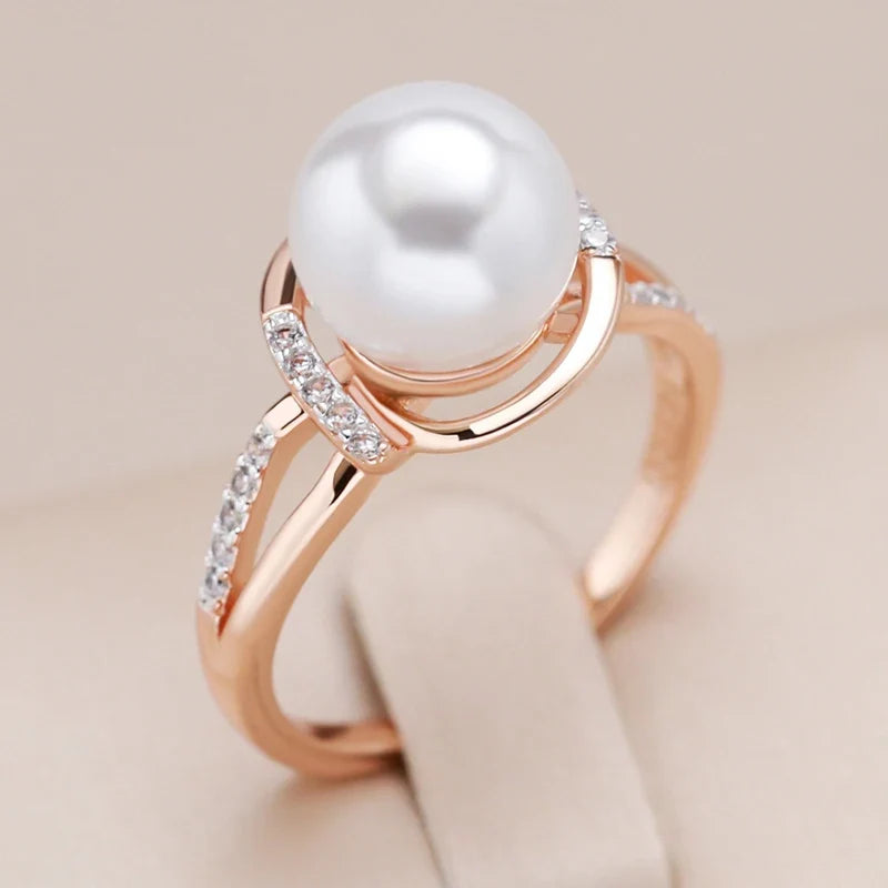 Anillo de perla orbe luminoso
