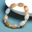 Pulsera de cuentas de jade en forma de barril – imagen 3