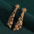 Pendientes estéticos de charm floral
