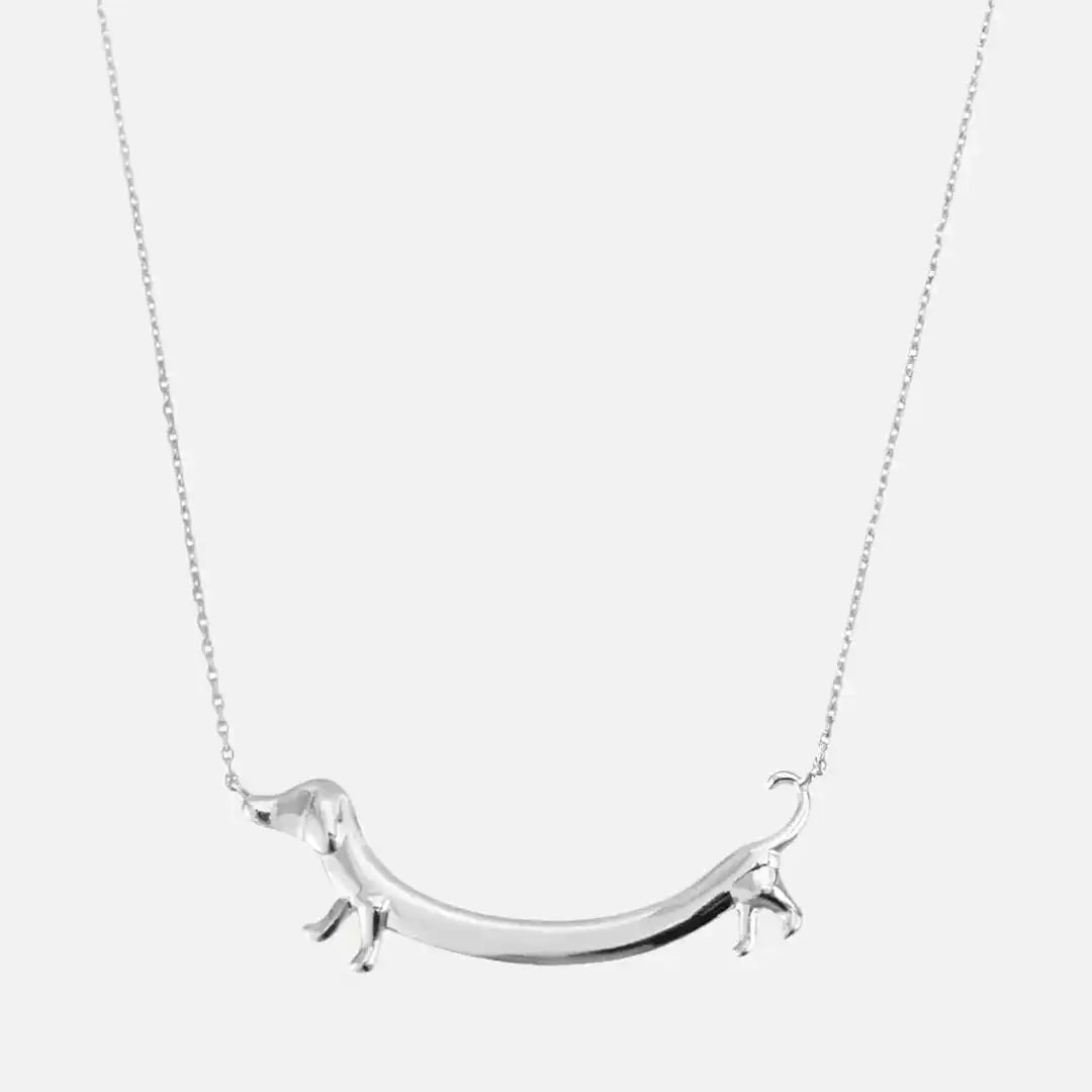 Collar con colgante de teckel – imagen 4
