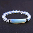 Pulsera elástica de cuentas con barra de piedras preciosas – imagen 3