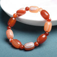Pulsera de cuentas de jade en forma de barril – imagen 4