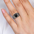 Anillo de plata con ojo de tigre – imagen 2