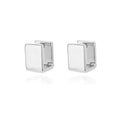 Pendientes geométricos cuadrados dorados – imagen 5