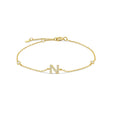 Pulsera inicial con aire de herencia – imagen 19