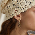 Pendientes estéticos de charm floral – imagen 2
