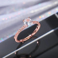 Anillo eterno radiante de circonita – imagen 3