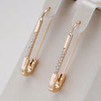 Pendientes colgantes de perla y cristal brillante
