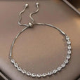 Pulsera ajustable de piedras geométricas – imagen 3