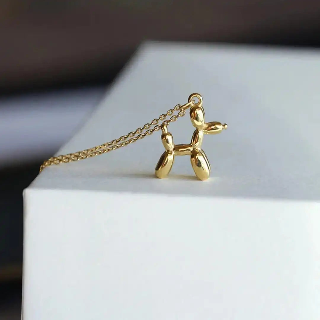 Collar con colgante de perro globo – imagen 3