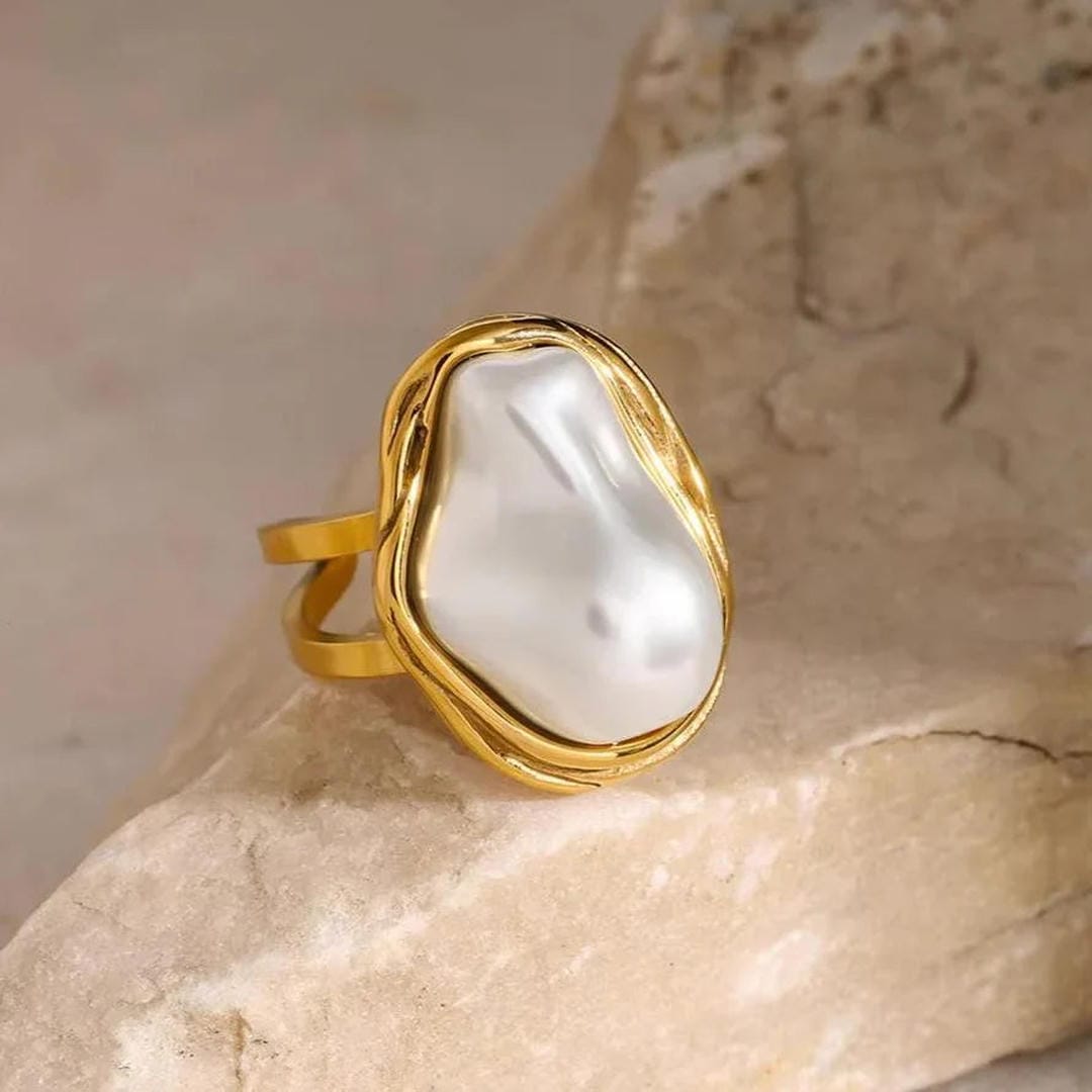 Anillo de perla elegante y atemporal – imagen 2