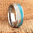 Anillo antiguo de esmalte y plata – imagen 2