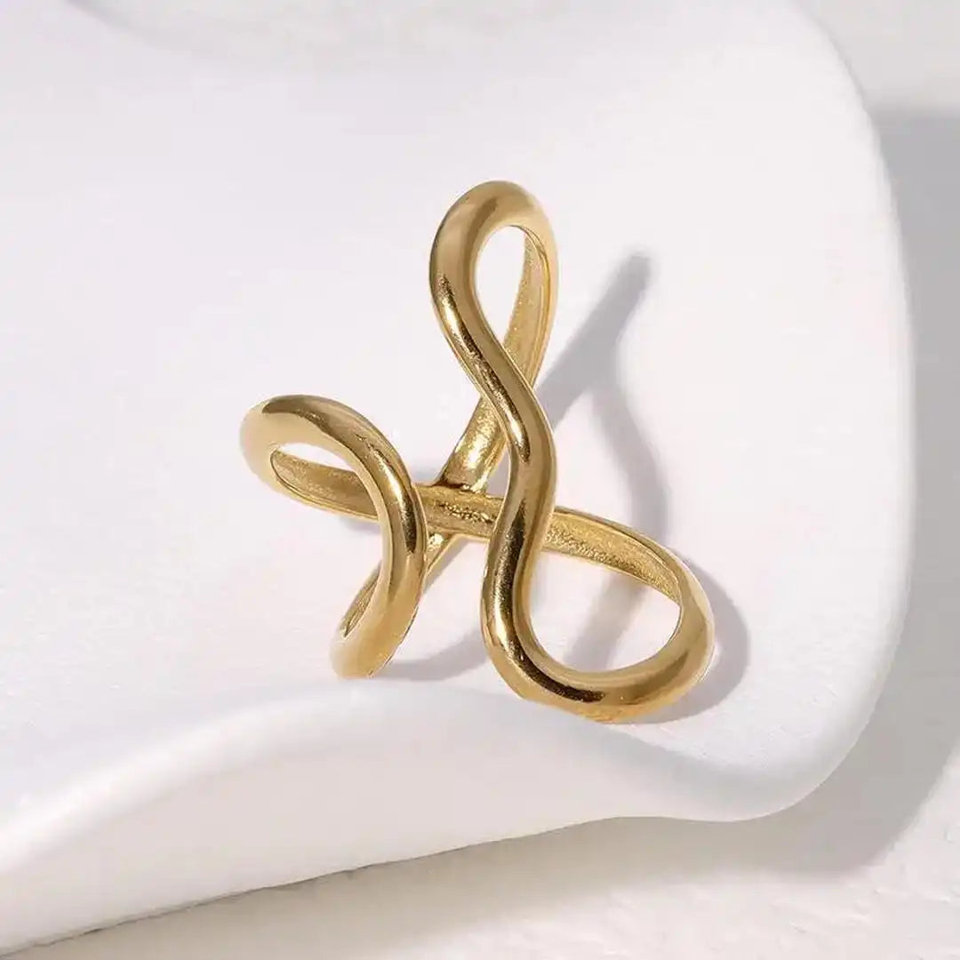 Anillo ajustable dorado Enchant – imagen 3