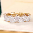 Anillo vintage con piedra triangular – imagen 4