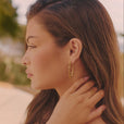 Pendientes aro Zephyr de oro