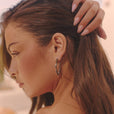 Pendientes aro plateados Zephyr – imagen 4