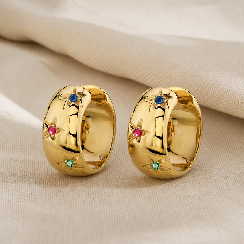 Aros dorados Stellar arcoíris