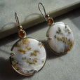 Pendientes largos celestiales de jade
