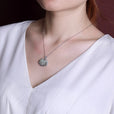 Collar de jade Hotan plateado – imagen 3