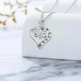 Set de joyería con corazón y hueso para amantes de las mascotas – imagen 3