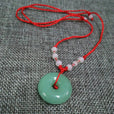Colgante de jade con disco elegante – imagen 2