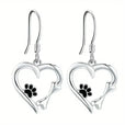 Pendientes colgantes con detalle de pata – imagen 2