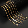 Set de pulseras bohemio retro de eslabón cubano – imagen 3
